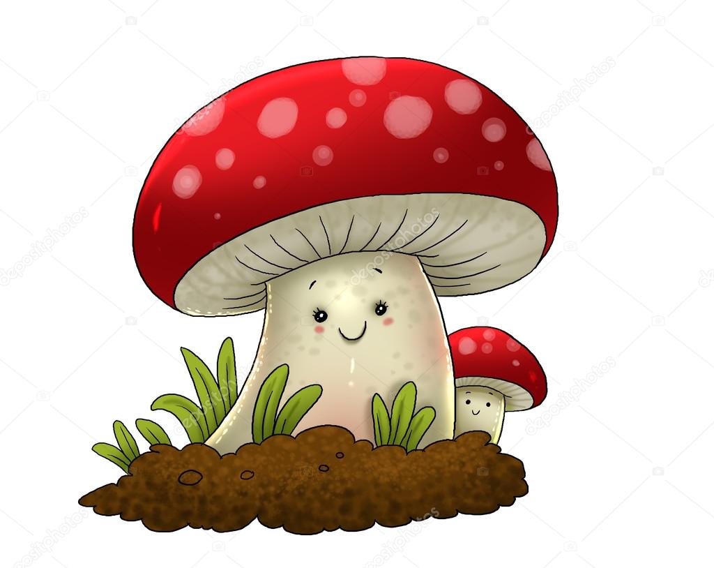 Mushroom forest cartoon — Stock Photo © aditgalih 90569622