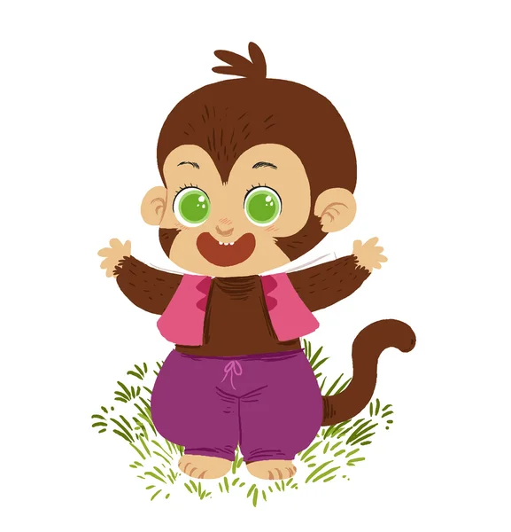 Cute baby monkey — Stock Photo, Image