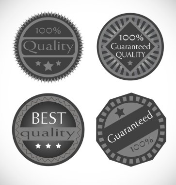 4 vektör etiket kümesi