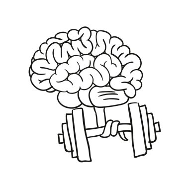 jimnastik zihin için. vektör