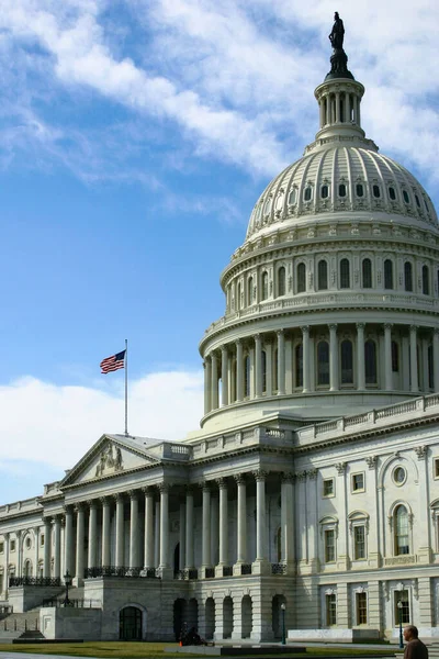 November 2020 Washington Capitol Hill Washington Dome Colonnade Daylight Facade — Stock Photo, Image