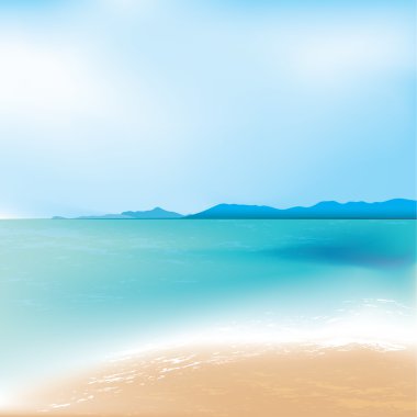 plaj ve deniz arka plan