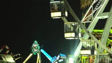 Londra, İngiltere - Aralık, 16.: Hyde Park, dev tekerlek 2015.