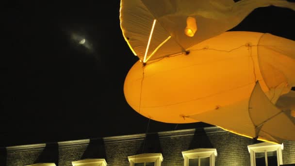 Λονδίνο, Ηνωμένο Βασίλειο - 17, Ιανουαρίου: Lumiere φως Φεστιβάλ Λονδίνου, Lumineoles το 2016. — Αρχείο Βίντεο