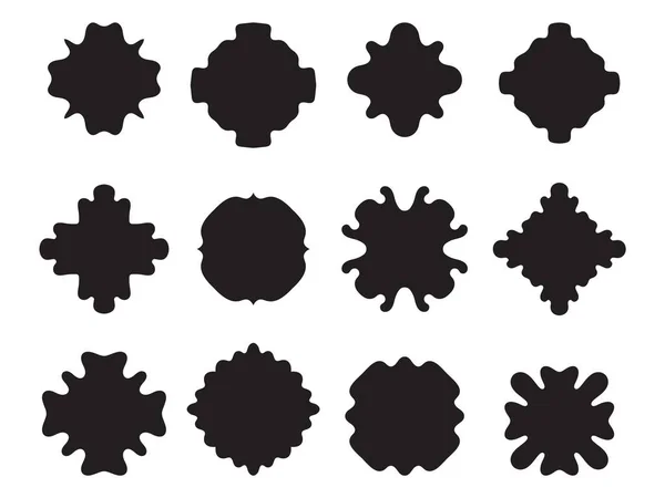 Набір Міток Міток Шаблон Елементів Дизайну Готових Кадрів Векторні Ілюстрації — стоковий вектор