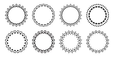 Çerçeve, çelenk ve şöhret seti. Eski şablonlar. Düğün, tatil ve tebrik kartları için unsurlar. Sütun arkaplanda vektör illüstrasyonu izole edildi.