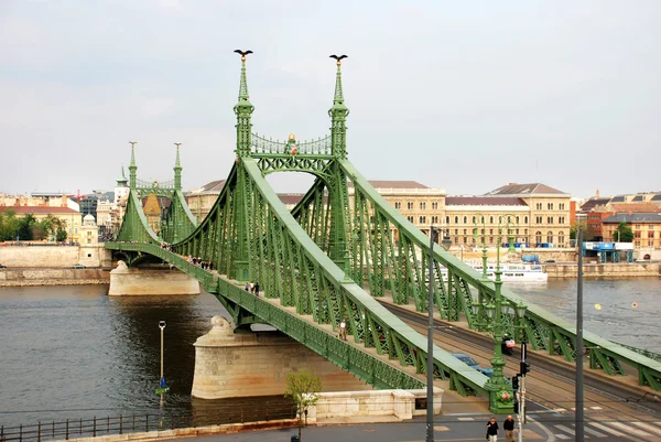 Мост Элизабет в Будапеште — стоковое фото