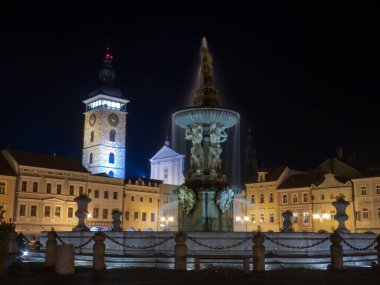 Ceske 'deki Çeşme Kara Kule manzaralı