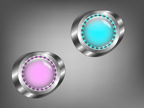 renkli cam düğmeleri