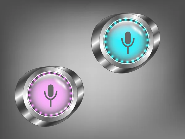 Colored glass buttons — Stock Photo, Image