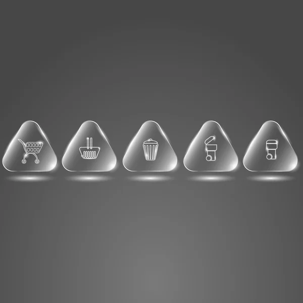 Cam düğmeleri sepetleri