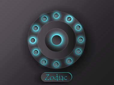 arka planda astrolojik semboller