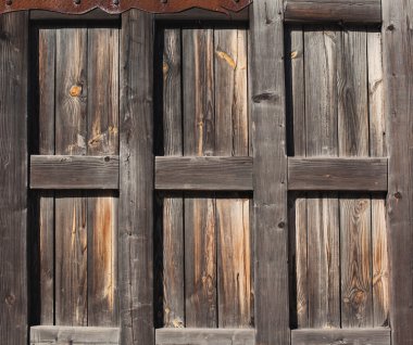 Kapı. Eski ahşap doku. arka plan eski panelleri tasarım için