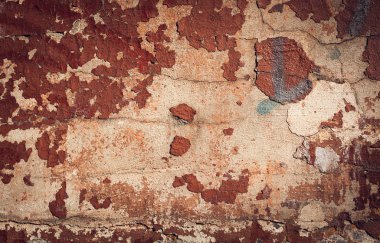 Arka plan eski renkli peeling boya duvar 