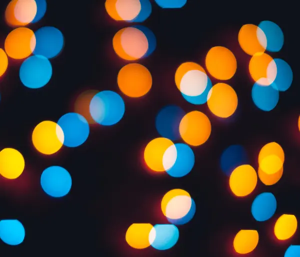 Luces de Navidad desenfocadas. Bokeh Año Nuevo. Fondo abstracto — Foto de Stock