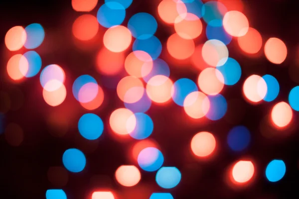 Luces de Navidad desenfocadas. Bokeh Año Nuevo. Fondo abstracto — Foto de Stock