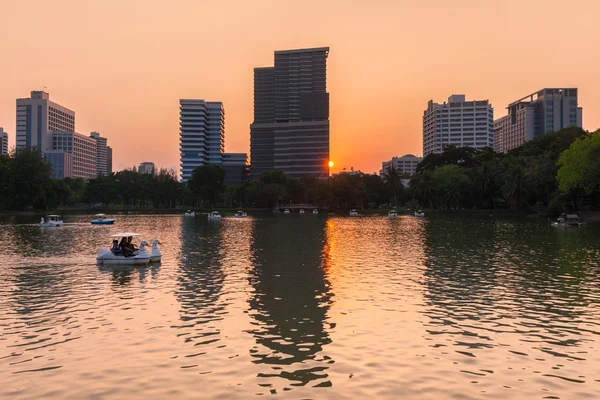 Lumpini Park, Bangkok, Tailândia — Fotografia de Stock