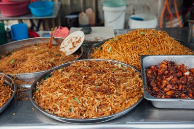 Kimberly Street gıda gece pazarı, Penang kızarmış erişte