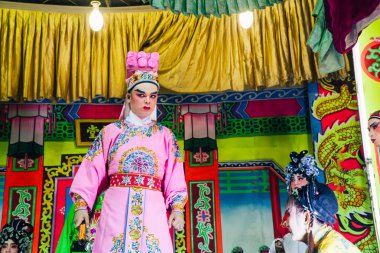 Geleneksel Çince Opera, Penang, Malezya oynayan aktörler