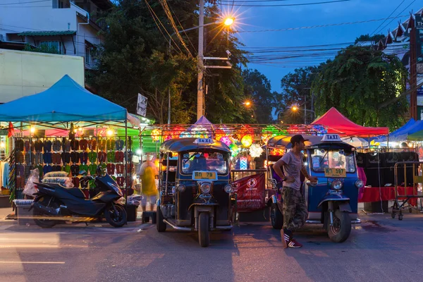 Saturday Night Market, Chiang Mai, Tajlandia — Zdjęcie stockowe