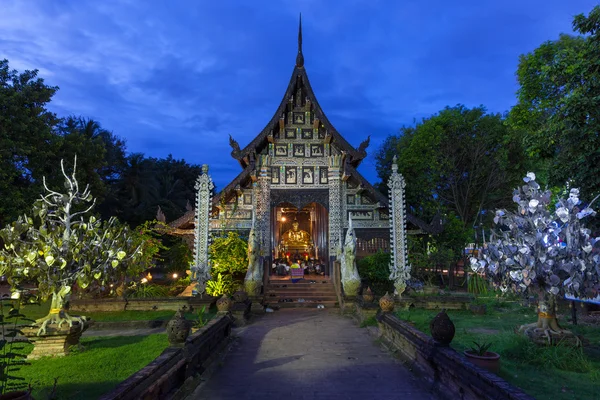 Wat Lok Molee ao entardecer, Chiang Mai, Tailândia — Fotografia de Stock