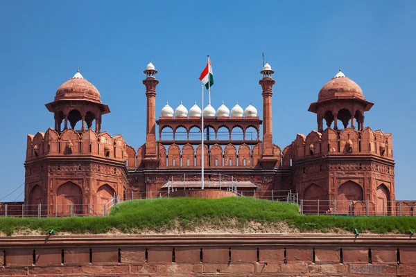 인도 델리에서 빨간 요새. — 스톡 사진
