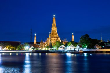 WAT arun gece, bangkok, Tayland.