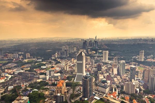 Vista de Kuala Lumpur de Menara KL — Fotografia de Stock