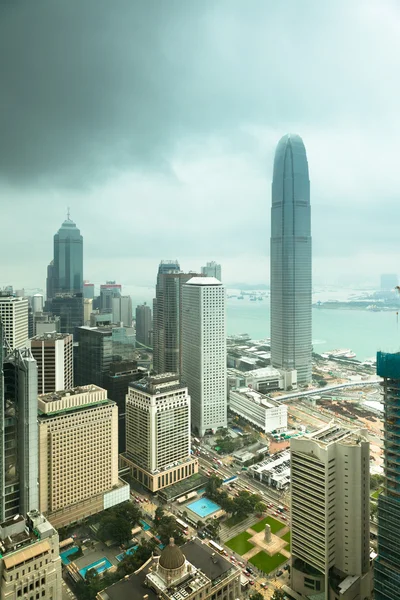 Linha do horizonte de Hong Kong — Fotografia de Stock