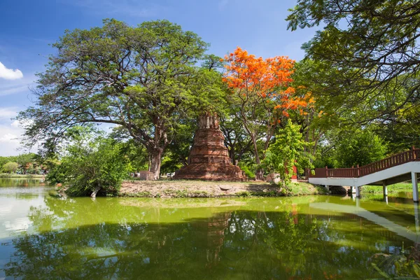 Ayutthaya historical park, Thailand. — Stock Photo, Image