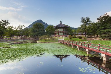 Hyangwonjeong Pavilion Gyeongbokgung Sarayı, Seoul