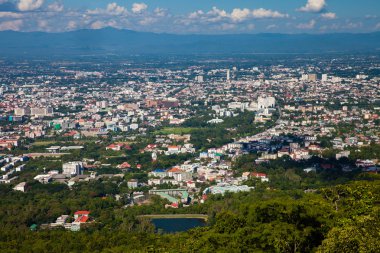 Chiang Mai town, Tayland görünümünü