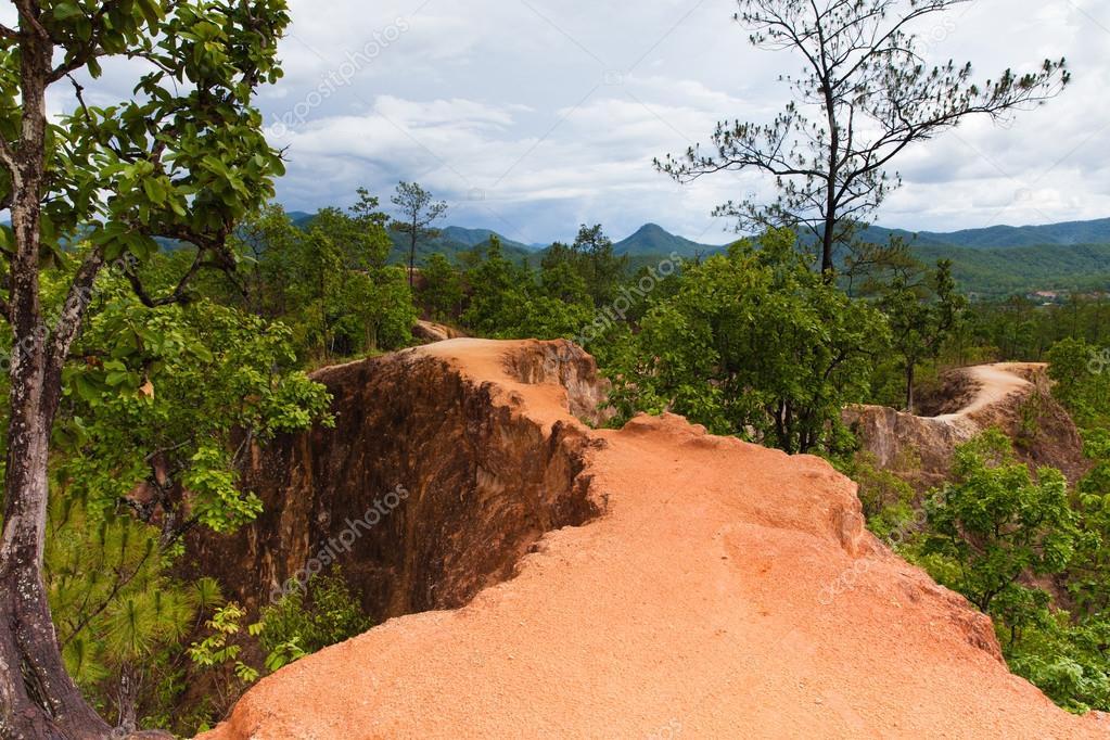 Pai Canyon, Mae Hong Son Province, Thailand. — Stock Photo