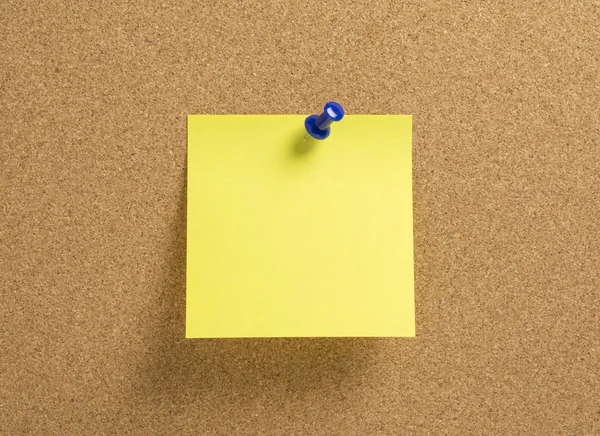 Cuaderno amarillo en blanco — Foto de Stock