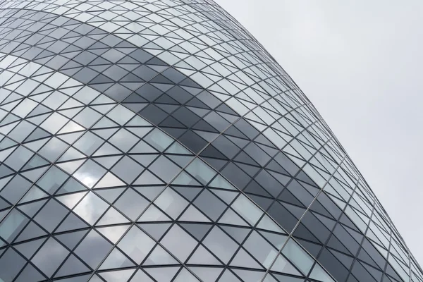 Futuristic facade of a modern building — Stock Photo, Image