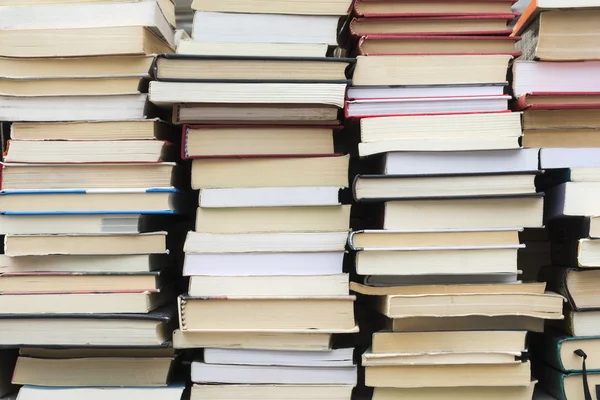Stacks of used books — Stock Photo, Image