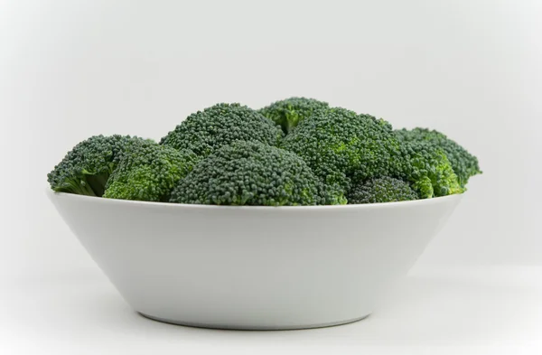 Bowl with broccoli — Stock Photo, Image