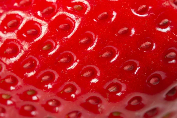 Textura de morango — Fotografia de Stock