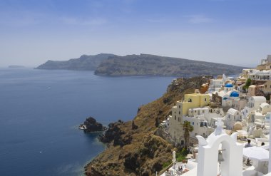 Santorini ünlü Oia Köyü
