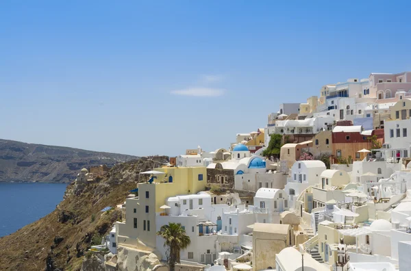 Beroemde dorp Oia in Santorini — Stockfoto