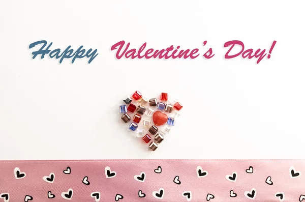 Tarjeta de felicitación del día de San Valentín —  Fotos de Stock