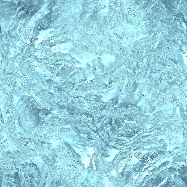 被冻结的冰用无缝和花木的背景纹理 — 图库照片