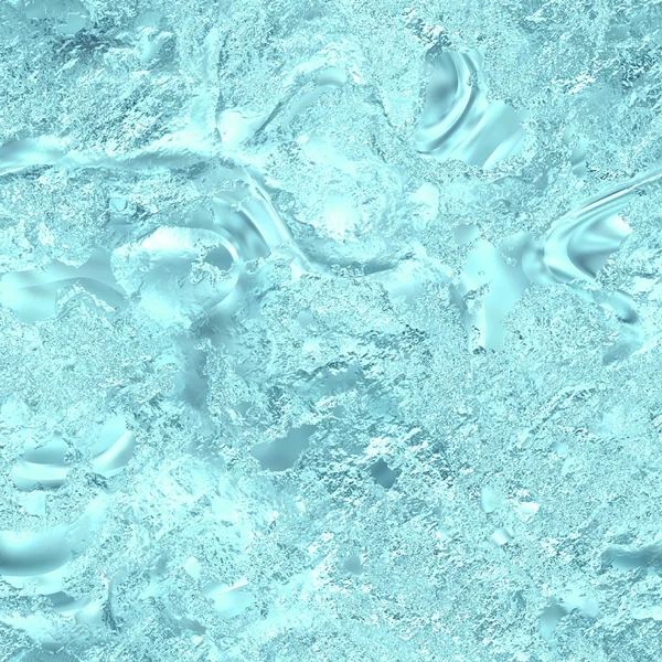 被冻结的冰用无缝和花木的背景纹理 图库图片