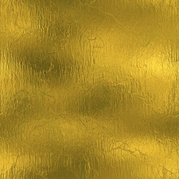 Goldene Folie Luxus nahtlosen und kachelbaren Hintergrund Textur. glitzernden Urlaub faltig Gold Hintergrund und glänzende helle Metalloberfläche Hintergrund. lizenzfreie Stockfotos