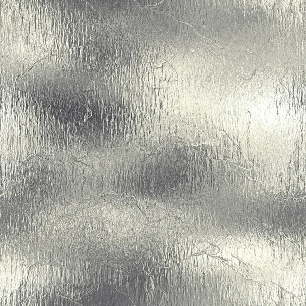 Aluminiumfolie naadloze en tegelbaar textuur — Stockfoto