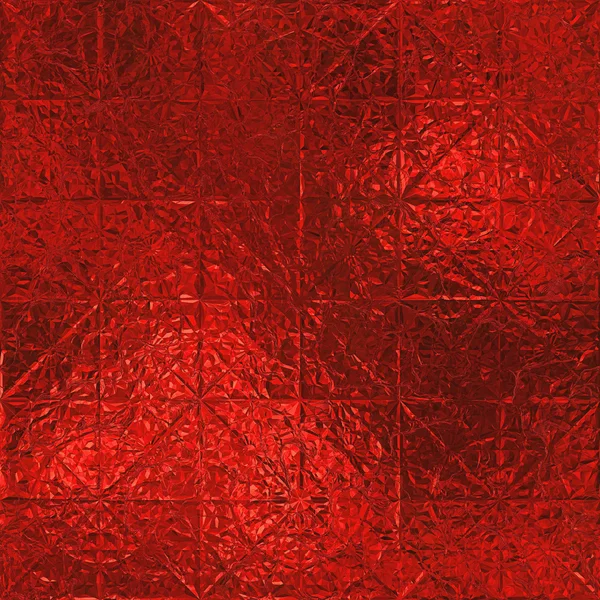 Бесшовная текстура фона из красной фольги — стоковое фото