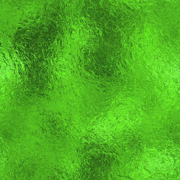 Green Foil Seamless Background Texture. — Stock Photo, Image