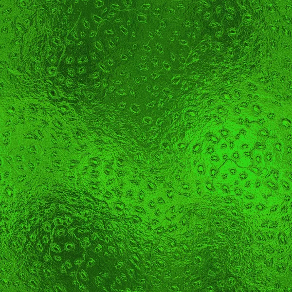 Green Foil Seamless Background Texture. Stock Photo