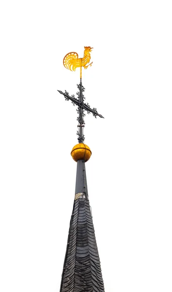 Eski kule üzerine horoz weather vane
