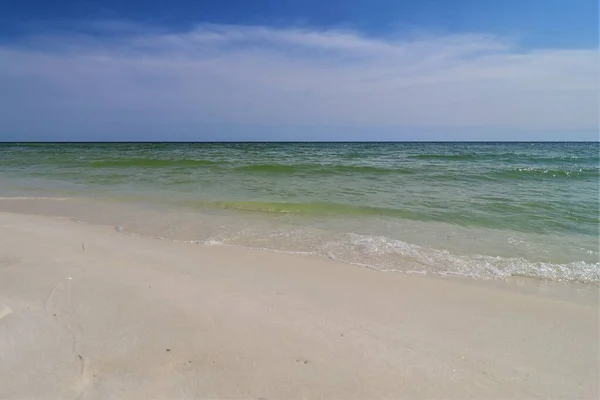 Hermosas Vistas Mar Desde Playa Florida Aguas Tranquilas Del Océano —  Fotos de Stock